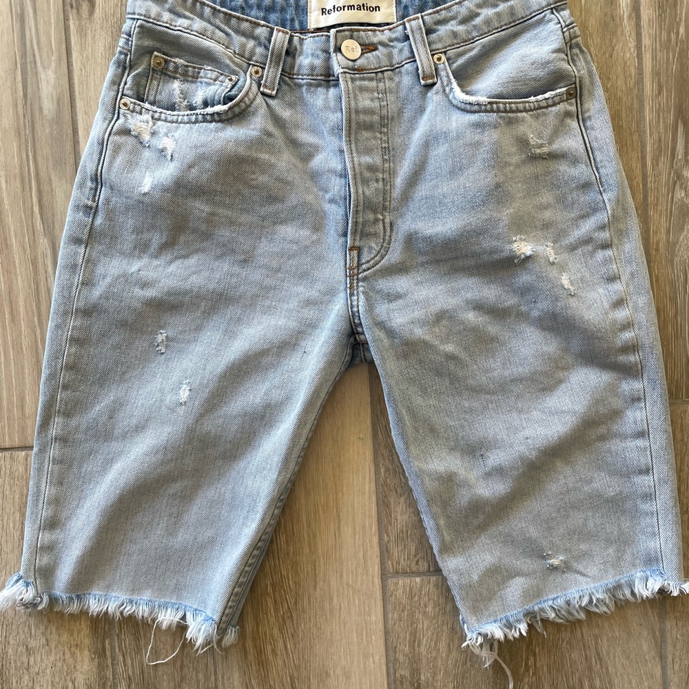 REFORMATION Bermuda Shorts